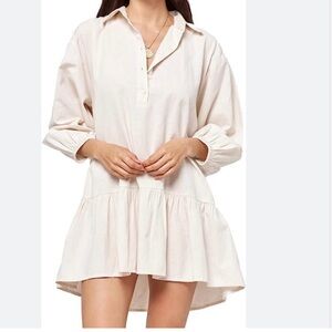 L*Space NWT Women’s Cream Newport Dress
